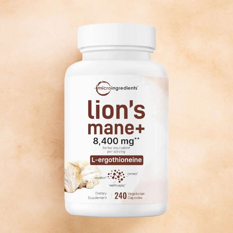 Melena de león con L-argotioneina- mejora memoria y concentración