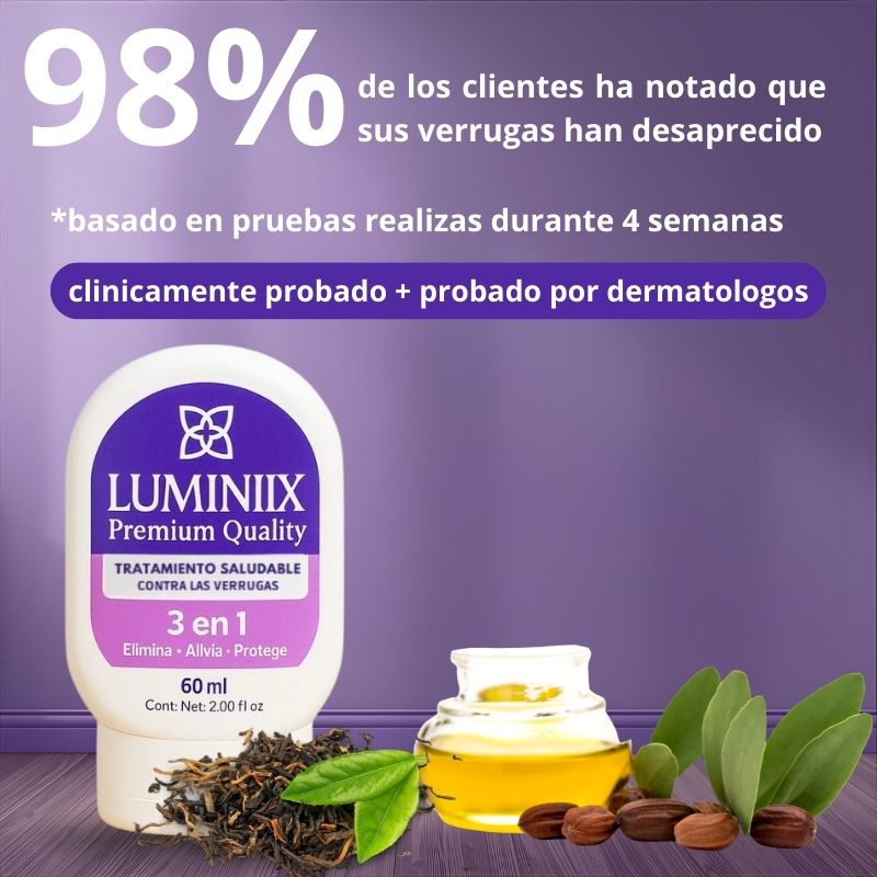 LUMINIIX - ELIMINADOR DE VERRUGAS NATURAL
