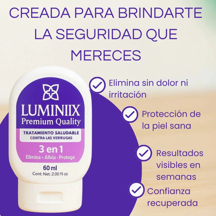 LUMINIIX - ELIMINADOR DE VERRUGAS NATURAL
