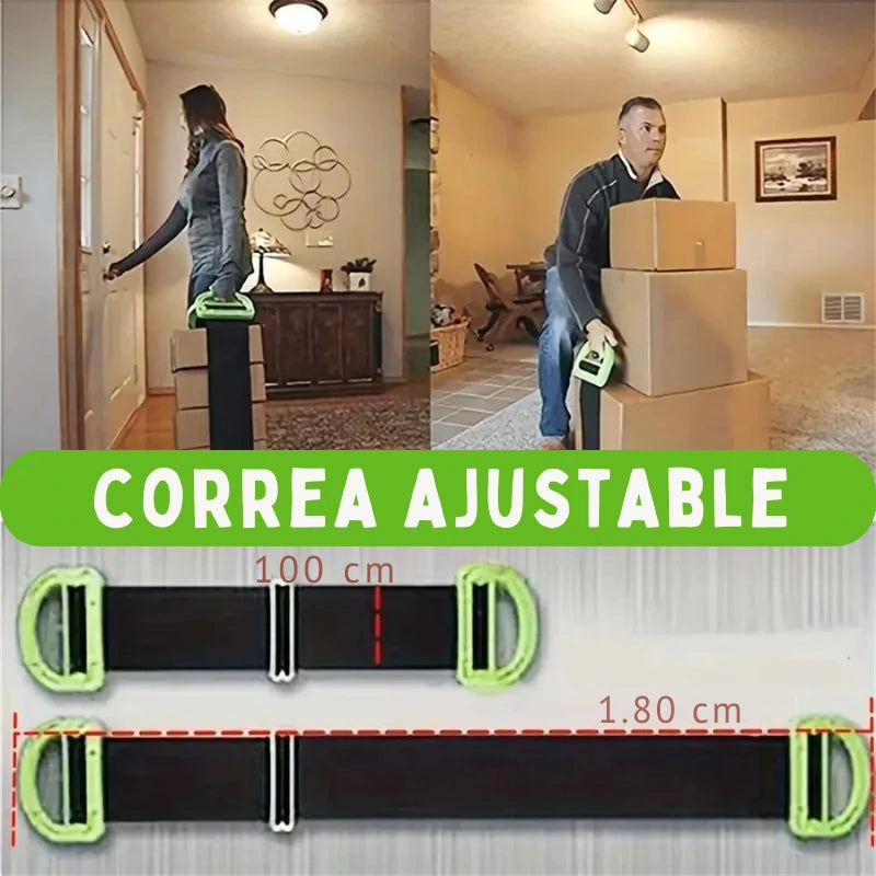 Correas de carga - Levanta hasta 300 kilos sin esfuerzo